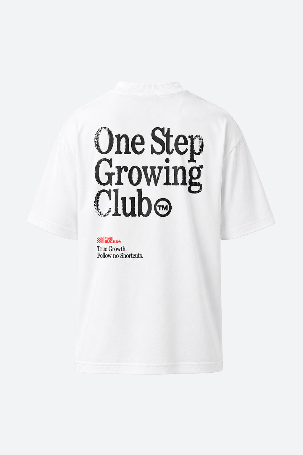 Camiseta One Step Growing Club vista traseira